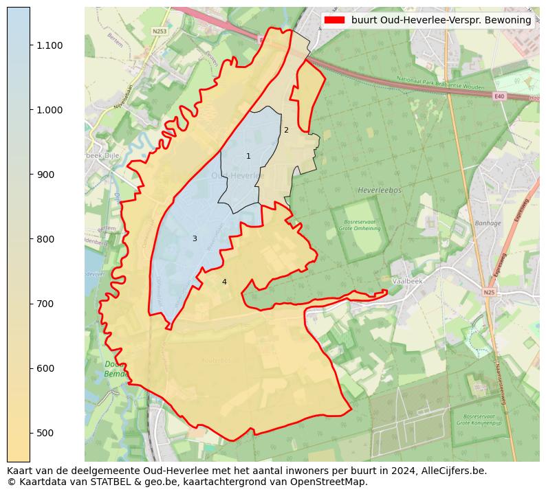 Aantal inwoners op de kaart van de buurt Oud-Heverlee-Verspr. Bewoning: Op deze pagina vind je veel informatie over inwoners (zoals de verdeling naar leeftijdsgroepen, gezinssamenstelling, geslacht, autochtoon of Belgisch met een immigratie achtergrond,...), woningen (aantallen, types, prijs ontwikkeling, gebruik, type eigendom,...) en méér (autobezit, energieverbruik,...)  op basis van open data van STATBEL en diverse andere bronnen!