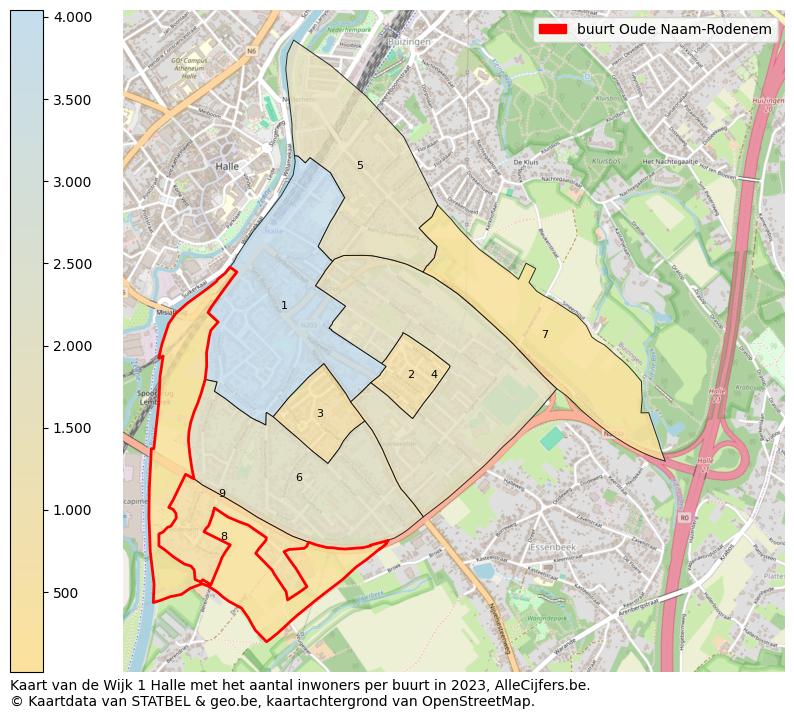 Aantal inwoners op de kaart van de buurt Oude Naam-Rodenem: Op deze pagina vind je veel informatie over inwoners (zoals de verdeling naar leeftijdsgroepen, gezinssamenstelling, geslacht, autochtoon of Belgisch met een immigratie achtergrond,...), woningen (aantallen, types, prijs ontwikkeling, gebruik, type eigendom,...) en méér (autobezit, energieverbruik,...)  op basis van open data van STATBEL en diverse andere bronnen!