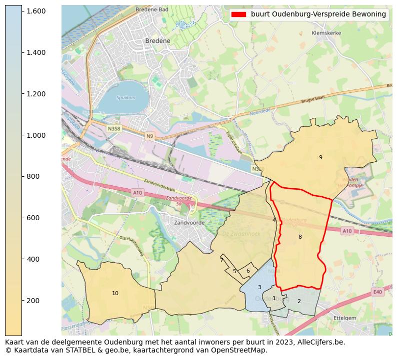 Aantal inwoners op de kaart van de buurt Oudenburg-Verspreide Bewoning: Op deze pagina vind je veel informatie over inwoners (zoals de verdeling naar leeftijdsgroepen, gezinssamenstelling, geslacht, autochtoon of Belgisch met een immigratie achtergrond,...), woningen (aantallen, types, prijs ontwikkeling, gebruik, type eigendom,...) en méér (autobezit, energieverbruik,...)  op basis van open data van STATBEL en diverse andere bronnen!