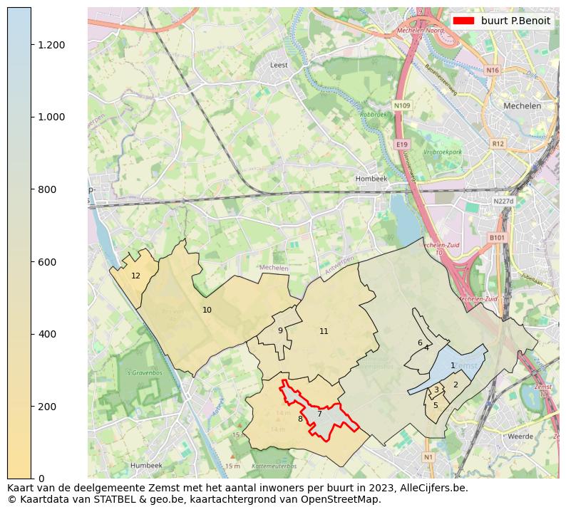 Aantal inwoners op de kaart van de buurt P.Benoit: Op deze pagina vind je veel informatie over inwoners (zoals de verdeling naar leeftijdsgroepen, gezinssamenstelling, geslacht, autochtoon of Belgisch met een immigratie achtergrond,...), woningen (aantallen, types, prijs ontwikkeling, gebruik, type eigendom,...) en méér (autobezit, energieverbruik,...)  op basis van open data van STATBEL en diverse andere bronnen!