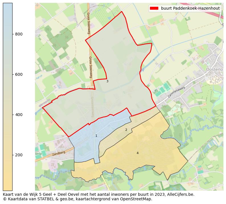 Aantal inwoners op de kaart van de buurt Paddenkoek-Hazenhout: Op deze pagina vind je veel informatie over inwoners (zoals de verdeling naar leeftijdsgroepen, gezinssamenstelling, geslacht, autochtoon of Belgisch met een immigratie achtergrond,...), woningen (aantallen, types, prijs ontwikkeling, gebruik, type eigendom,...) en méér (autobezit, energieverbruik,...)  op basis van open data van STATBEL en diverse andere bronnen!