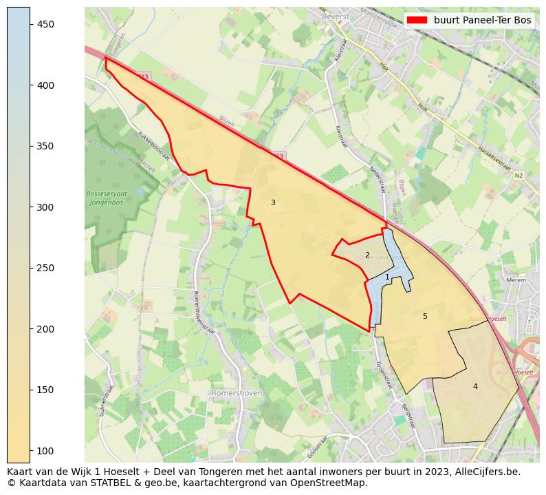 Aantal inwoners op de kaart van de buurt Paneel-Ter Bos: Op deze pagina vind je veel informatie over inwoners (zoals de verdeling naar leeftijdsgroepen, gezinssamenstelling, geslacht, autochtoon of Belgisch met een immigratie achtergrond,...), woningen (aantallen, types, prijs ontwikkeling, gebruik, type eigendom,...) en méér (autobezit, energieverbruik,...)  op basis van open data van STATBEL en diverse andere bronnen!