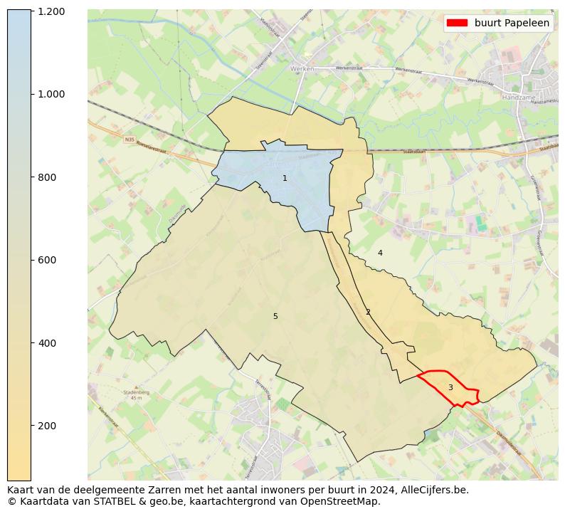 Aantal inwoners op de kaart van de buurt Papeleen: Op deze pagina vind je veel informatie over inwoners (zoals de verdeling naar leeftijdsgroepen, gezinssamenstelling, geslacht, autochtoon of Belgisch met een immigratie achtergrond,...), woningen (aantallen, types, prijs ontwikkeling, gebruik, type eigendom,...) en méér (autobezit, energieverbruik,...)  op basis van open data van STATBEL en diverse andere bronnen!