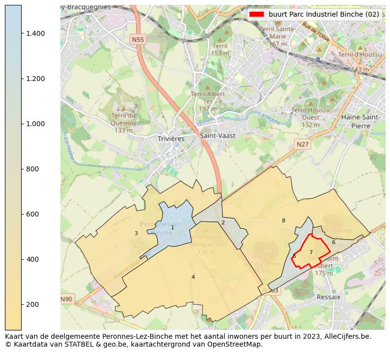 Aantal inwoners op de kaart van de buurt Parc Industriel: Op deze pagina vind je veel informatie over inwoners (zoals de verdeling naar leeftijdsgroepen, gezinssamenstelling, geslacht, autochtoon of Belgisch met een immigratie achtergrond,...), woningen (aantallen, types, prijs ontwikkeling, gebruik, type eigendom,...) en méér (autobezit, energieverbruik,...)  op basis van open data van STATBEL en diverse andere bronnen!