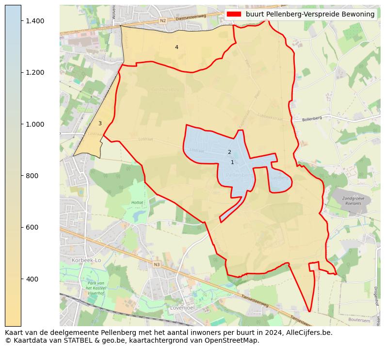 Aantal inwoners op de kaart van de buurt Pellenberg-Verspreide Bewoning: Op deze pagina vind je veel informatie over inwoners (zoals de verdeling naar leeftijdsgroepen, gezinssamenstelling, geslacht, autochtoon of Belgisch met een immigratie achtergrond,...), woningen (aantallen, types, prijs ontwikkeling, gebruik, type eigendom,...) en méér (autobezit, energieverbruik,...)  op basis van open data van STATBEL en diverse andere bronnen!