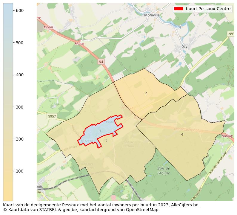Aantal inwoners op de kaart van de buurt Pessoux-Centre: Op deze pagina vind je veel informatie over inwoners (zoals de verdeling naar leeftijdsgroepen, gezinssamenstelling, geslacht, autochtoon of Belgisch met een immigratie achtergrond,...), woningen (aantallen, types, prijs ontwikkeling, gebruik, type eigendom,...) en méér (autobezit, energieverbruik,...)  op basis van open data van STATBEL en diverse andere bronnen!