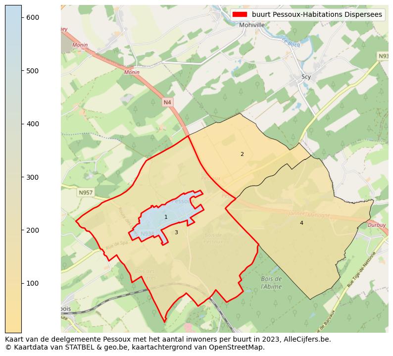 Aantal inwoners op de kaart van de buurt Pessoux-Habitations Dispersees: Op deze pagina vind je veel informatie over inwoners (zoals de verdeling naar leeftijdsgroepen, gezinssamenstelling, geslacht, autochtoon of Belgisch met een immigratie achtergrond,...), woningen (aantallen, types, prijs ontwikkeling, gebruik, type eigendom,...) en méér (autobezit, energieverbruik,...)  op basis van open data van STATBEL en diverse andere bronnen!