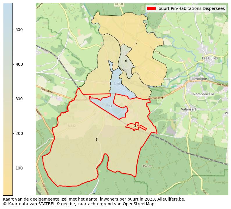 Aantal inwoners op de kaart van de buurt Pin-Habitations Dispersees: Op deze pagina vind je veel informatie over inwoners (zoals de verdeling naar leeftijdsgroepen, gezinssamenstelling, geslacht, autochtoon of Belgisch met een immigratie achtergrond,...), woningen (aantallen, types, prijs ontwikkeling, gebruik, type eigendom,...) en méér (autobezit, energieverbruik,...)  op basis van open data van STATBEL en diverse andere bronnen!