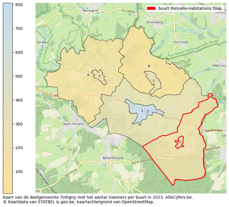 Aantal inwoners op de kaart van de buurt Poncelle-Habitations Disp.: Op deze pagina vind je veel informatie over inwoners (zoals de verdeling naar leeftijdsgroepen, gezinssamenstelling, geslacht, autochtoon of Belgisch met een immigratie achtergrond,...), woningen (aantallen, types, prijs ontwikkeling, gebruik, type eigendom,...) en méér (autobezit, energieverbruik,...)  op basis van open data van STATBEL en diverse andere bronnen!