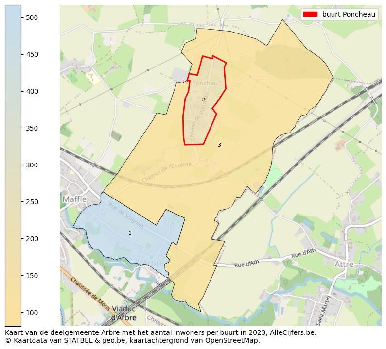 Aantal inwoners op de kaart van de buurt Poncheau: Op deze pagina vind je veel informatie over inwoners (zoals de verdeling naar leeftijdsgroepen, gezinssamenstelling, geslacht, autochtoon of Belgisch met een immigratie achtergrond,...), woningen (aantallen, types, prijs ontwikkeling, gebruik, type eigendom,...) en méér (autobezit, energieverbruik,...)  op basis van open data van STATBEL en diverse andere bronnen!