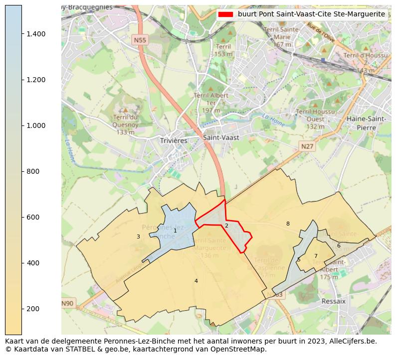 Aantal inwoners op de kaart van de buurt Pont Saint-Vaast-Cite Ste-Marguerite: Op deze pagina vind je veel informatie over inwoners (zoals de verdeling naar leeftijdsgroepen, gezinssamenstelling, geslacht, autochtoon of Belgisch met een immigratie achtergrond,...), woningen (aantallen, types, prijs ontwikkeling, gebruik, type eigendom,...) en méér (autobezit, energieverbruik,...)  op basis van open data van STATBEL en diverse andere bronnen!