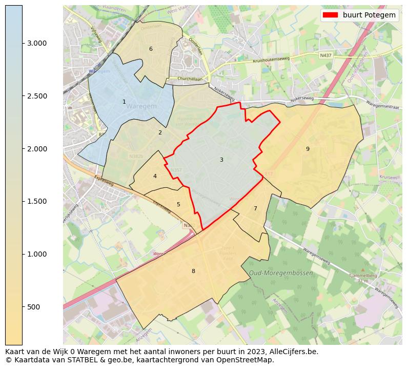 Aantal inwoners op de kaart van de buurt Potegem: Op deze pagina vind je veel informatie over inwoners (zoals de verdeling naar leeftijdsgroepen, gezinssamenstelling, geslacht, autochtoon of Belgisch met een immigratie achtergrond,...), woningen (aantallen, types, prijs ontwikkeling, gebruik, type eigendom,...) en méér (autobezit, energieverbruik,...)  op basis van open data van STATBEL en diverse andere bronnen!