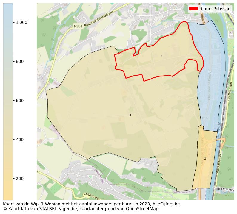 Aantal inwoners op de kaart van de buurt Potissau: Op deze pagina vind je veel informatie over inwoners (zoals de verdeling naar leeftijdsgroepen, gezinssamenstelling, geslacht, autochtoon of Belgisch met een immigratie achtergrond,...), woningen (aantallen, types, prijs ontwikkeling, gebruik, type eigendom,...) en méér (autobezit, energieverbruik,...)  op basis van open data van STATBEL en diverse andere bronnen!