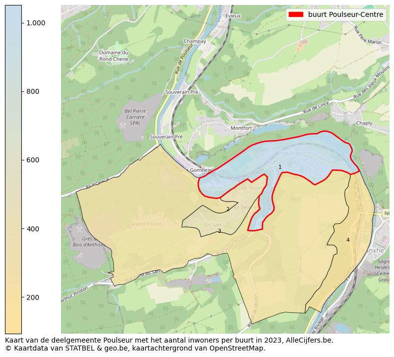 Aantal inwoners op de kaart van de buurt Poulseur-Centre: Op deze pagina vind je veel informatie over inwoners (zoals de verdeling naar leeftijdsgroepen, gezinssamenstelling, geslacht, autochtoon of Belgisch met een immigratie achtergrond,...), woningen (aantallen, types, prijs ontwikkeling, gebruik, type eigendom,...) en méér (autobezit, energieverbruik,...)  op basis van open data van STATBEL en diverse andere bronnen!