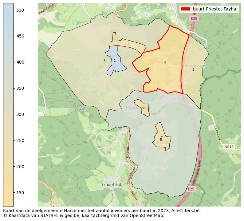 Aantal inwoners op de kaart van de buurt Priestet-Fayhai: Op deze pagina vind je veel informatie over inwoners (zoals de verdeling naar leeftijdsgroepen, gezinssamenstelling, geslacht, autochtoon of Belgisch met een immigratie achtergrond,...), woningen (aantallen, types, prijs ontwikkeling, gebruik, type eigendom,...) en méér (autobezit, energieverbruik,...)  op basis van open data van STATBEL en diverse andere bronnen!