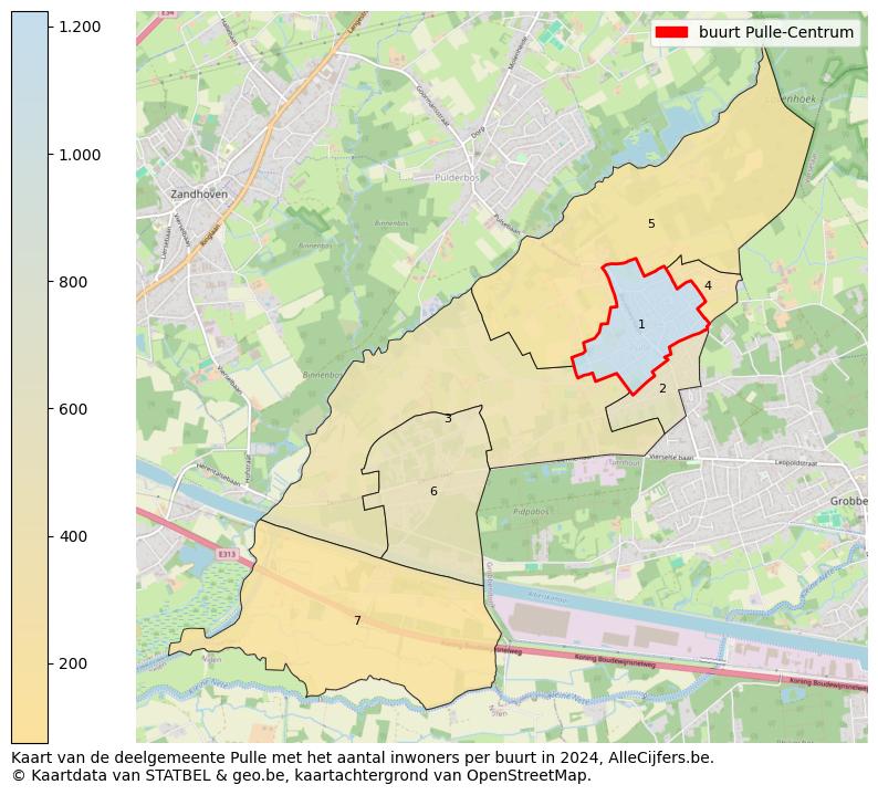 Aantal inwoners op de kaart van de buurt Pulle-Centrum: Op deze pagina vind je veel informatie over inwoners (zoals de verdeling naar leeftijdsgroepen, gezinssamenstelling, geslacht, autochtoon of Belgisch met een immigratie achtergrond,...), woningen (aantallen, types, prijs ontwikkeling, gebruik, type eigendom,...) en méér (autobezit, energieverbruik,...)  op basis van open data van STATBEL en diverse andere bronnen!