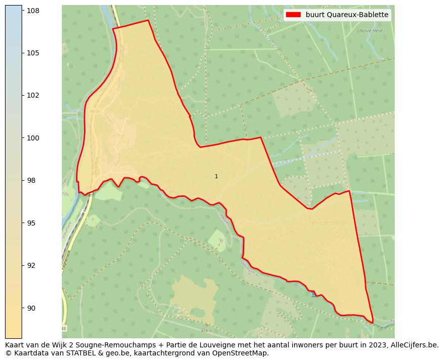 Aantal inwoners op de kaart van de buurt Quareux-Bablette: Op deze pagina vind je veel informatie over inwoners (zoals de verdeling naar leeftijdsgroepen, gezinssamenstelling, geslacht, autochtoon of Belgisch met een immigratie achtergrond,...), woningen (aantallen, types, prijs ontwikkeling, gebruik, type eigendom,...) en méér (autobezit, energieverbruik,...)  op basis van open data van STATBEL en diverse andere bronnen!