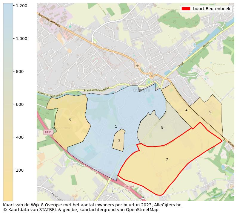 Aantal inwoners op de kaart van de buurt Reutenbeek: Op deze pagina vind je veel informatie over inwoners (zoals de verdeling naar leeftijdsgroepen, gezinssamenstelling, geslacht, autochtoon of Belgisch met een immigratie achtergrond,...), woningen (aantallen, types, prijs ontwikkeling, gebruik, type eigendom,...) en méér (autobezit, energieverbruik,...)  op basis van open data van STATBEL en diverse andere bronnen!