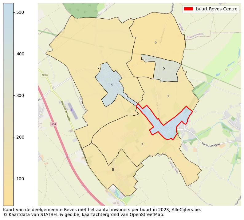 Aantal inwoners op de kaart van de buurt Reves-Centre: Op deze pagina vind je veel informatie over inwoners (zoals de verdeling naar leeftijdsgroepen, gezinssamenstelling, geslacht, autochtoon of Belgisch met een immigratie achtergrond,...), woningen (aantallen, types, prijs ontwikkeling, gebruik, type eigendom,...) en méér (autobezit, energieverbruik,...)  op basis van open data van STATBEL en diverse andere bronnen!