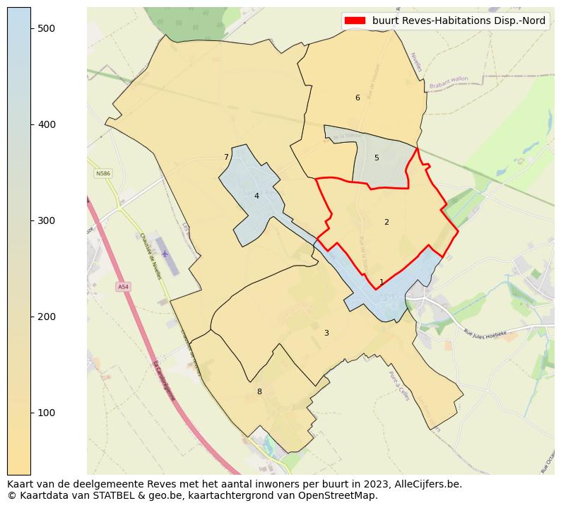 Aantal inwoners op de kaart van de buurt Reves-Habitations Disp.-Nord: Op deze pagina vind je veel informatie over inwoners (zoals de verdeling naar leeftijdsgroepen, gezinssamenstelling, geslacht, autochtoon of Belgisch met een immigratie achtergrond,...), woningen (aantallen, types, prijs ontwikkeling, gebruik, type eigendom,...) en méér (autobezit, energieverbruik,...)  op basis van open data van STATBEL en diverse andere bronnen!