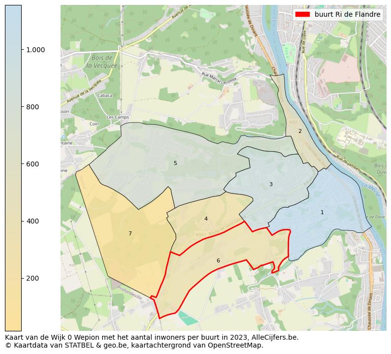 Aantal inwoners op de kaart van de buurt Ri de Flandre: Op deze pagina vind je veel informatie over inwoners (zoals de verdeling naar leeftijdsgroepen, gezinssamenstelling, geslacht, autochtoon of Belgisch met een immigratie achtergrond,...), woningen (aantallen, types, prijs ontwikkeling, gebruik, type eigendom,...) en méér (autobezit, energieverbruik,...)  op basis van open data van STATBEL en diverse andere bronnen!