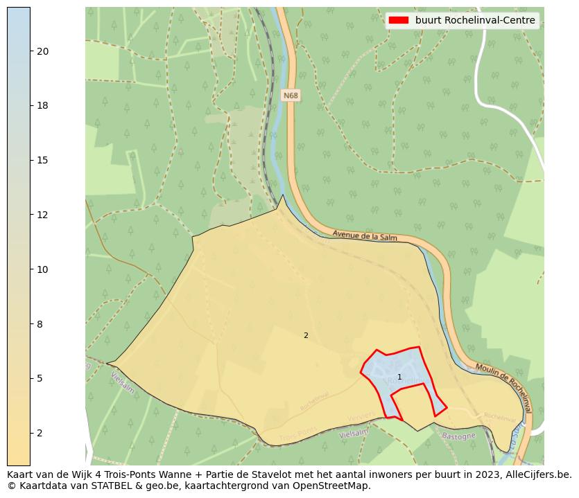 Aantal inwoners op de kaart van de buurt Rochelinval-Centre: Op deze pagina vind je veel informatie over inwoners (zoals de verdeling naar leeftijdsgroepen, gezinssamenstelling, geslacht, autochtoon of Belgisch met een immigratie achtergrond,...), woningen (aantallen, types, prijs ontwikkeling, gebruik, type eigendom,...) en méér (autobezit, energieverbruik,...)  op basis van open data van STATBEL en diverse andere bronnen!