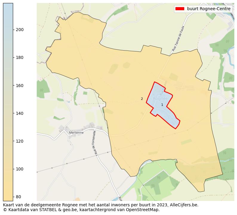 Aantal inwoners op de kaart van de buurt Rognee-Centre: Op deze pagina vind je veel informatie over inwoners (zoals de verdeling naar leeftijdsgroepen, gezinssamenstelling, geslacht, autochtoon of Belgisch met een immigratie achtergrond,...), woningen (aantallen, types, prijs ontwikkeling, gebruik, type eigendom,...) en méér (autobezit, energieverbruik,...)  op basis van open data van STATBEL en diverse andere bronnen!