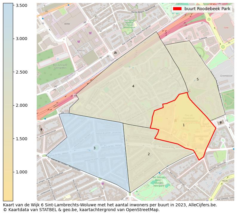 Aantal inwoners op de kaart van de buurt Roodebeek Park: Op deze pagina vind je veel informatie over inwoners (zoals de verdeling naar leeftijdsgroepen, gezinssamenstelling, geslacht, autochtoon of Belgisch met een immigratie achtergrond,...), woningen (aantallen, types, prijs ontwikkeling, gebruik, type eigendom,...) en méér (autobezit, energieverbruik,...)  op basis van open data van STATBEL en diverse andere bronnen!