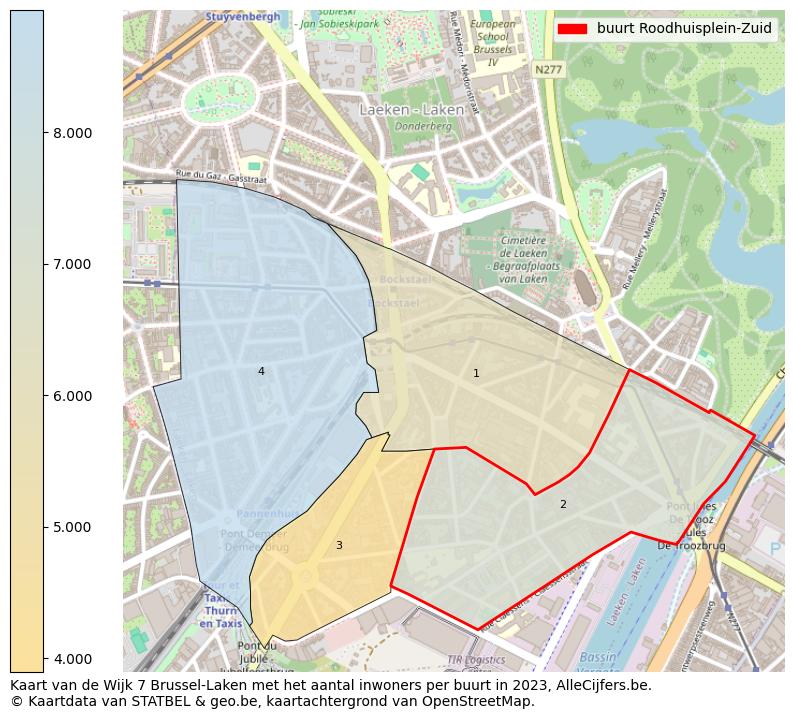 Aantal inwoners op de kaart van de buurt Roodhuisplein-Zuid: Op deze pagina vind je veel informatie over inwoners (zoals de verdeling naar leeftijdsgroepen, gezinssamenstelling, geslacht, autochtoon of Belgisch met een immigratie achtergrond,...), woningen (aantallen, types, prijs ontwikkeling, gebruik, type eigendom,...) en méér (autobezit, energieverbruik,...)  op basis van open data van STATBEL en diverse andere bronnen!