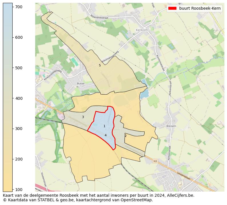 Aantal inwoners op de kaart van de buurt Roosbeek-Kern: Op deze pagina vind je veel informatie over inwoners (zoals de verdeling naar leeftijdsgroepen, gezinssamenstelling, geslacht, autochtoon of Belgisch met een immigratie achtergrond,...), woningen (aantallen, types, prijs ontwikkeling, gebruik, type eigendom,...) en méér (autobezit, energieverbruik,...)  op basis van open data van STATBEL en diverse andere bronnen!