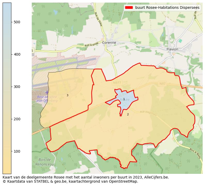 Aantal inwoners op de kaart van de buurt Rosee-Habitations Dispersees: Op deze pagina vind je veel informatie over inwoners (zoals de verdeling naar leeftijdsgroepen, gezinssamenstelling, geslacht, autochtoon of Belgisch met een immigratie achtergrond,...), woningen (aantallen, types, prijs ontwikkeling, gebruik, type eigendom,...) en méér (autobezit, energieverbruik,...)  op basis van open data van STATBEL en diverse andere bronnen!