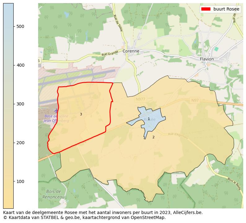 Aantal inwoners op de kaart van de buurt Rosee: Op deze pagina vind je veel informatie over inwoners (zoals de verdeling naar leeftijdsgroepen, gezinssamenstelling, geslacht, autochtoon of Belgisch met een immigratie achtergrond,...), woningen (aantallen, types, prijs ontwikkeling, gebruik, type eigendom,...) en méér (autobezit, energieverbruik,...)  op basis van open data van STATBEL en diverse andere bronnen!