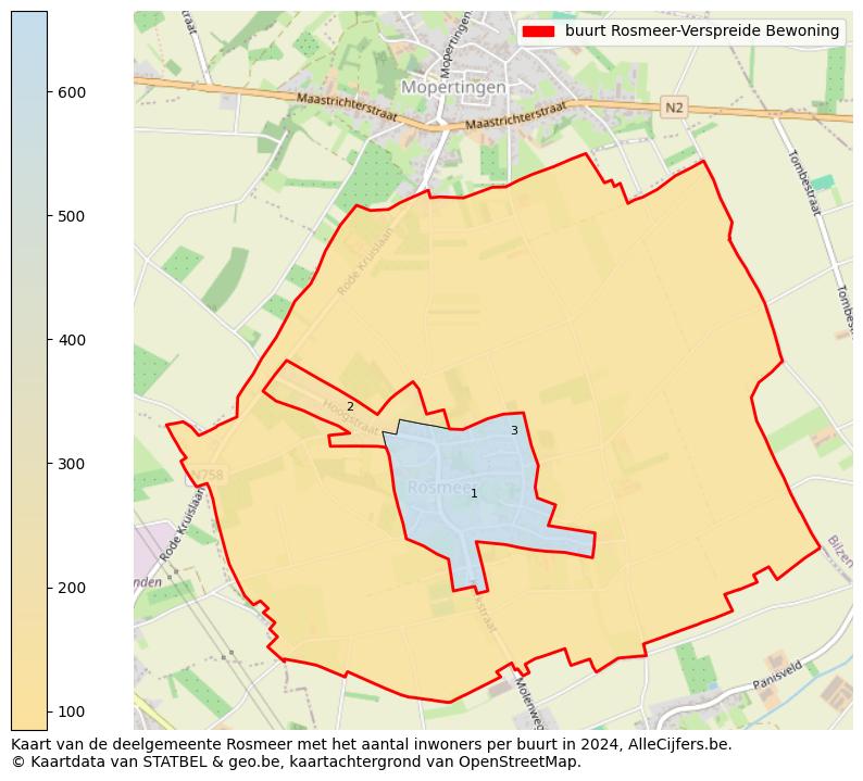 Aantal inwoners op de kaart van de buurt Rosmeer-Verspreide Bewoning: Op deze pagina vind je veel informatie over inwoners (zoals de verdeling naar leeftijdsgroepen, gezinssamenstelling, geslacht, autochtoon of Belgisch met een immigratie achtergrond,...), woningen (aantallen, types, prijs ontwikkeling, gebruik, type eigendom,...) en méér (autobezit, energieverbruik,...)  op basis van open data van STATBEL en diverse andere bronnen!