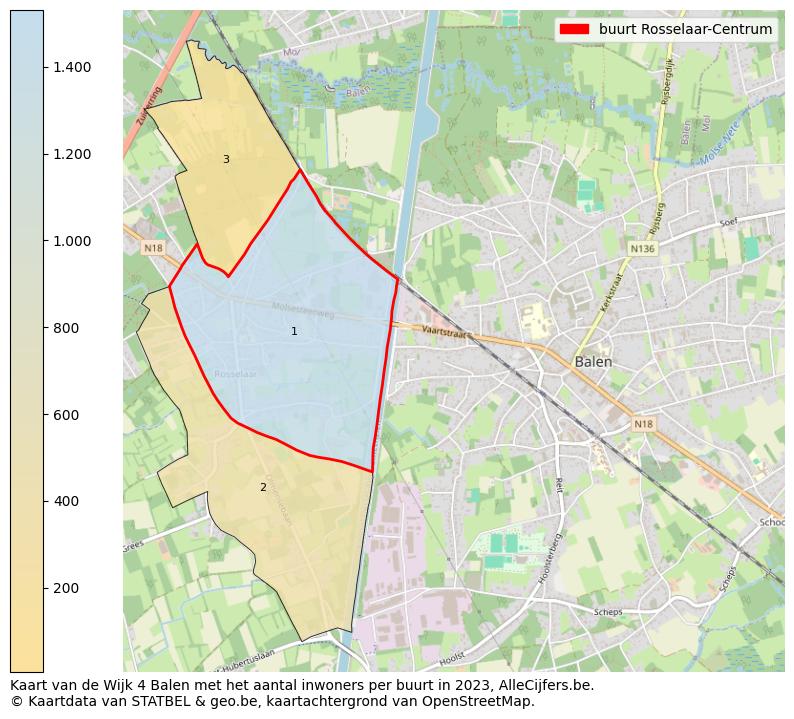 Aantal inwoners op de kaart van de buurt Rosselaar-Centrum: Op deze pagina vind je veel informatie over inwoners (zoals de verdeling naar leeftijdsgroepen, gezinssamenstelling, geslacht, autochtoon of Belgisch met een immigratie achtergrond,...), woningen (aantallen, types, prijs ontwikkeling, gebruik, type eigendom,...) en méér (autobezit, energieverbruik,...)  op basis van open data van STATBEL en diverse andere bronnen!