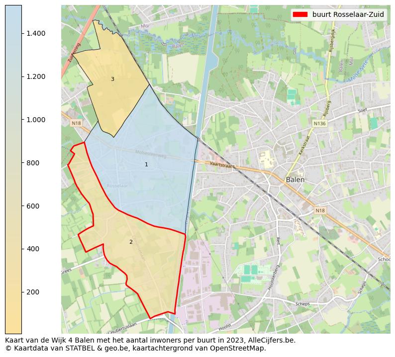 Aantal inwoners op de kaart van de buurt Rosselaar-Zuid: Op deze pagina vind je veel informatie over inwoners (zoals de verdeling naar leeftijdsgroepen, gezinssamenstelling, geslacht, autochtoon of Belgisch met een immigratie achtergrond,...), woningen (aantallen, types, prijs ontwikkeling, gebruik, type eigendom,...) en méér (autobezit, energieverbruik,...)  op basis van open data van STATBEL en diverse andere bronnen!