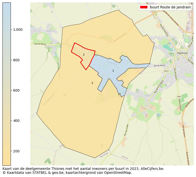 Aantal inwoners op de kaart van de buurt Route de Jandrain: Op deze pagina vind je veel informatie over inwoners (zoals de verdeling naar leeftijdsgroepen, gezinssamenstelling, geslacht, autochtoon of Belgisch met een immigratie achtergrond,...), woningen (aantallen, types, prijs ontwikkeling, gebruik, type eigendom,...) en méér (autobezit, energieverbruik,...)  op basis van open data van STATBEL en diverse andere bronnen!