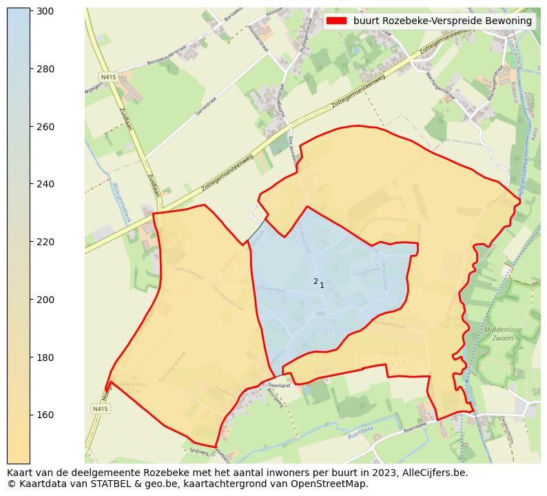 Aantal inwoners op de kaart van de buurt Rozebeke-Verspreide Bewoning: Op deze pagina vind je veel informatie over inwoners (zoals de verdeling naar leeftijdsgroepen, gezinssamenstelling, geslacht, autochtoon of Belgisch met een immigratie achtergrond,...), woningen (aantallen, types, prijs ontwikkeling, gebruik, type eigendom,...) en méér (autobezit, energieverbruik,...)  op basis van open data van STATBEL en diverse andere bronnen!