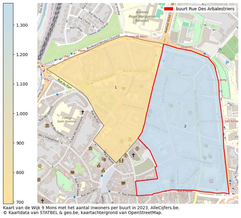 Aantal inwoners op de kaart van de buurt Rue Des Arbalestriers: Op deze pagina vind je veel informatie over inwoners (zoals de verdeling naar leeftijdsgroepen, gezinssamenstelling, geslacht, autochtoon of Belgisch met een immigratie achtergrond,...), woningen (aantallen, types, prijs ontwikkeling, gebruik, type eigendom,...) en méér (autobezit, energieverbruik,...)  op basis van open data van STATBEL en diverse andere bronnen!