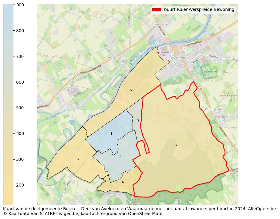 Aantal inwoners op de kaart van de buurt Ruien-Verspreide Bewoning: Op deze pagina vind je veel informatie over inwoners (zoals de verdeling naar leeftijdsgroepen, gezinssamenstelling, geslacht, autochtoon of Belgisch met een immigratie achtergrond,...), woningen (aantallen, types, prijs ontwikkeling, gebruik, type eigendom,...) en méér (autobezit, energieverbruik,...)  op basis van open data van STATBEL en diverse andere bronnen!