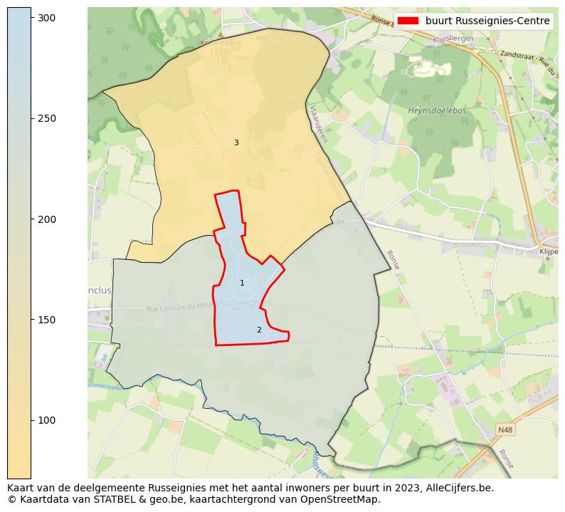 Aantal inwoners op de kaart van de buurt Russeignies-Centre: Op deze pagina vind je veel informatie over inwoners (zoals de verdeling naar leeftijdsgroepen, gezinssamenstelling, geslacht, autochtoon of Belgisch met een immigratie achtergrond,...), woningen (aantallen, types, prijs ontwikkeling, gebruik, type eigendom,...) en méér (autobezit, energieverbruik,...)  op basis van open data van STATBEL en diverse andere bronnen!