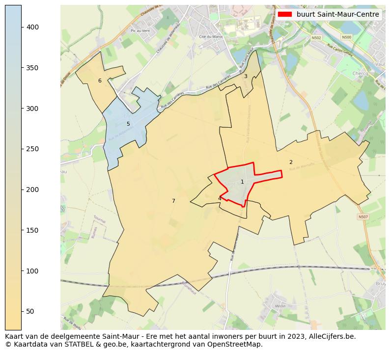 Aantal inwoners op de kaart van de buurt Saint-Maur-Centre: Op deze pagina vind je veel informatie over inwoners (zoals de verdeling naar leeftijdsgroepen, gezinssamenstelling, geslacht, autochtoon of Belgisch met een immigratie achtergrond,...), woningen (aantallen, types, prijs ontwikkeling, gebruik, type eigendom,...) en méér (autobezit, energieverbruik,...)  op basis van open data van STATBEL en diverse andere bronnen!