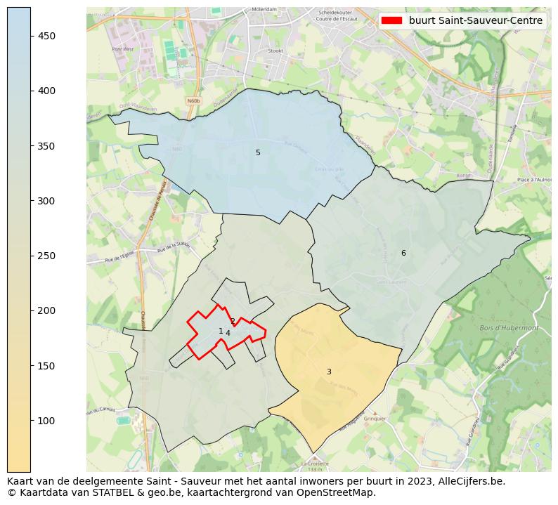 Aantal inwoners op de kaart van de buurt Saint-Sauveur-Centre: Op deze pagina vind je veel informatie over inwoners (zoals de verdeling naar leeftijdsgroepen, gezinssamenstelling, geslacht, autochtoon of Belgisch met een immigratie achtergrond,...), woningen (aantallen, types, prijs ontwikkeling, gebruik, type eigendom,...) en méér (autobezit, energieverbruik,...)  op basis van open data van STATBEL en diverse andere bronnen!