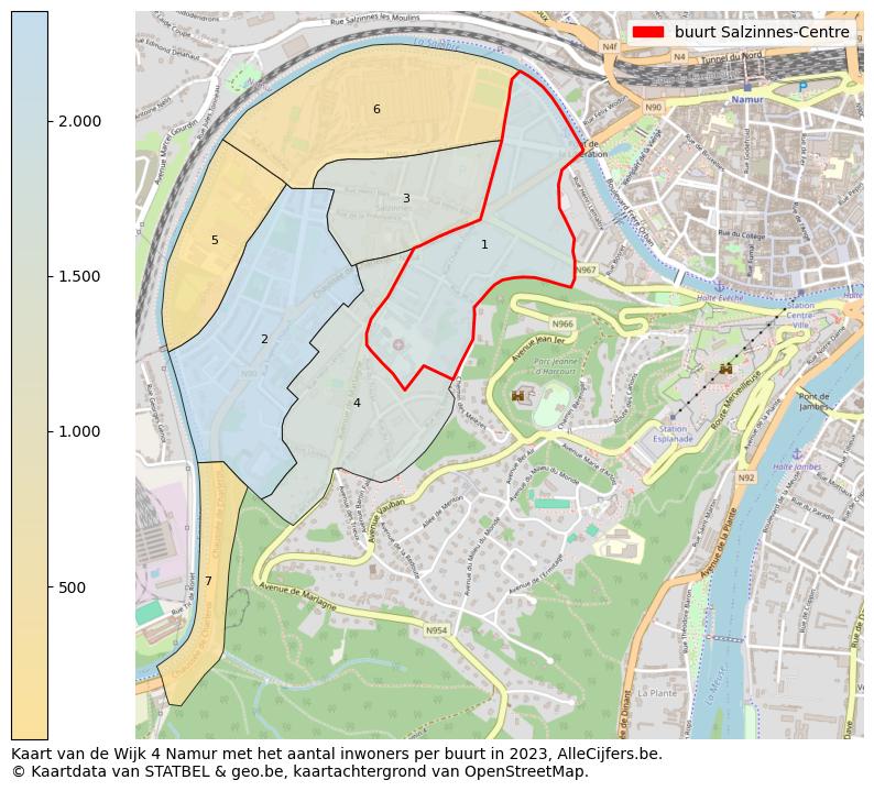 Aantal inwoners op de kaart van de buurt Salzinnes-Centre: Op deze pagina vind je veel informatie over inwoners (zoals de verdeling naar leeftijdsgroepen, gezinssamenstelling, geslacht, autochtoon of Belgisch met een immigratie achtergrond,...), woningen (aantallen, types, prijs ontwikkeling, gebruik, type eigendom,...) en méér (autobezit, energieverbruik,...)  op basis van open data van STATBEL en diverse andere bronnen!