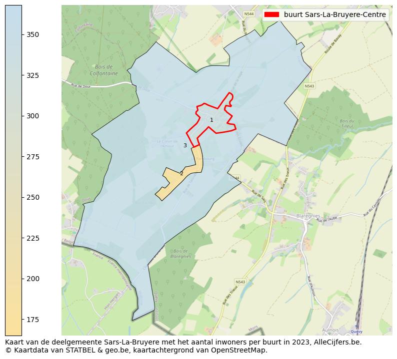 Aantal inwoners op de kaart van de buurt Sars-La-Bruyere-Centre: Op deze pagina vind je veel informatie over inwoners (zoals de verdeling naar leeftijdsgroepen, gezinssamenstelling, geslacht, autochtoon of Belgisch met een immigratie achtergrond,...), woningen (aantallen, types, prijs ontwikkeling, gebruik, type eigendom,...) en méér (autobezit, energieverbruik,...)  op basis van open data van STATBEL en diverse andere bronnen!