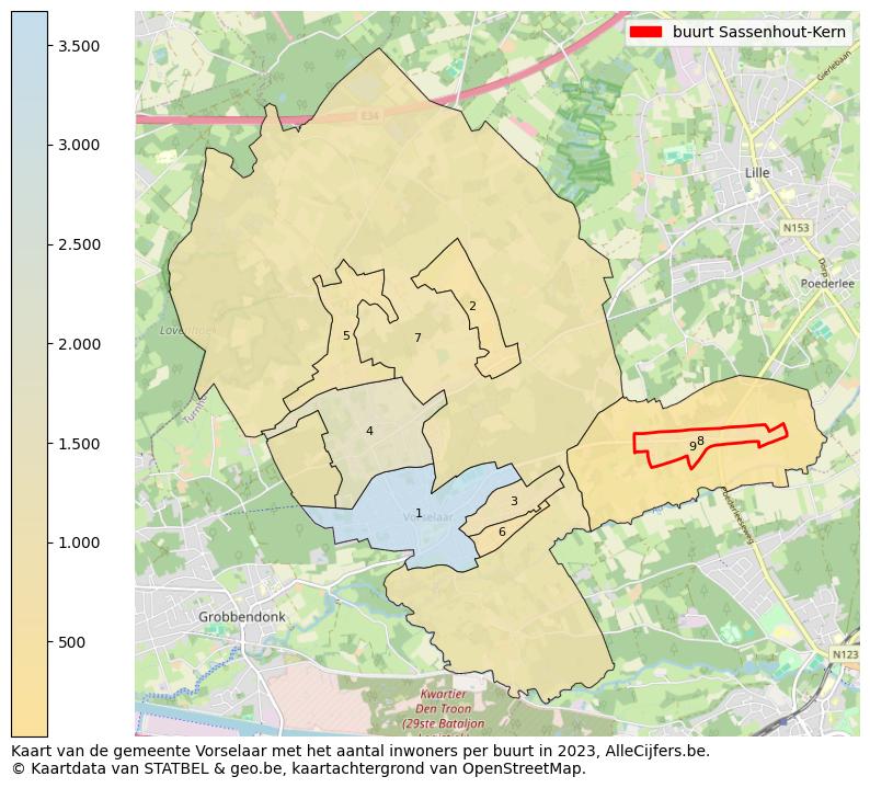 Aantal inwoners op de kaart van de buurt Sassenhout-Kern: Op deze pagina vind je veel informatie over inwoners (zoals de verdeling naar leeftijdsgroepen, gezinssamenstelling, geslacht, autochtoon of Belgisch met een immigratie achtergrond,...), woningen (aantallen, types, prijs ontwikkeling, gebruik, type eigendom,...) en méér (autobezit, energieverbruik,...)  op basis van open data van STATBEL en diverse andere bronnen!