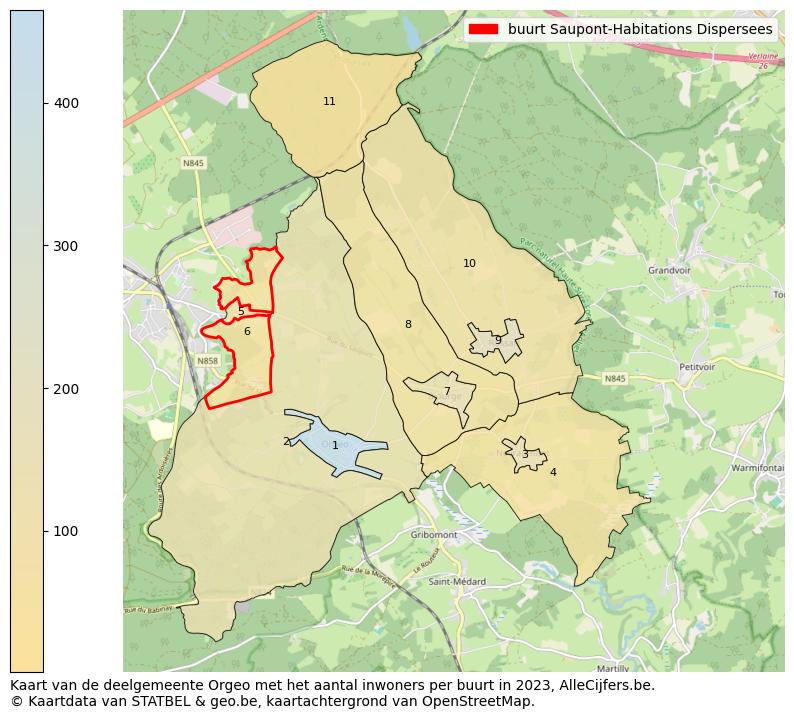 Aantal inwoners op de kaart van de buurt Saupont-Habitations Dispersees: Op deze pagina vind je veel informatie over inwoners (zoals de verdeling naar leeftijdsgroepen, gezinssamenstelling, geslacht, autochtoon of Belgisch met een immigratie achtergrond,...), woningen (aantallen, types, prijs ontwikkeling, gebruik, type eigendom,...) en méér (autobezit, energieverbruik,...)  op basis van open data van STATBEL en diverse andere bronnen!