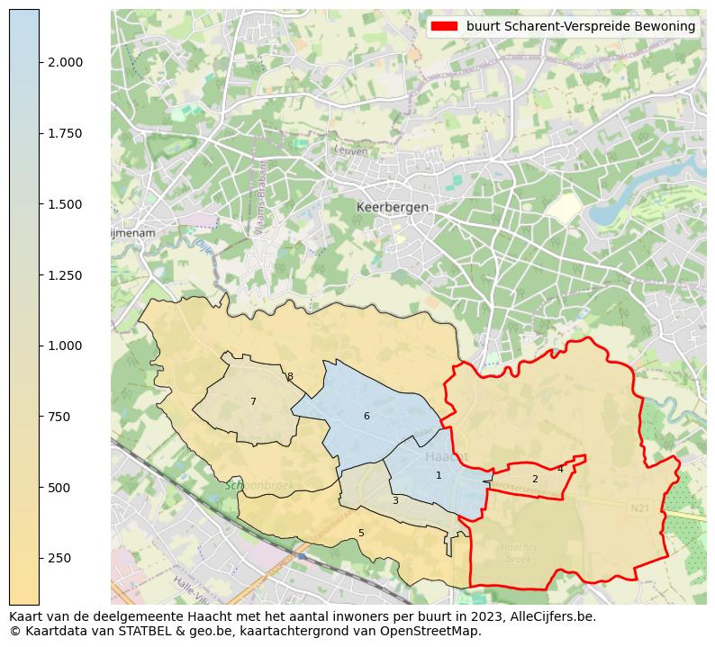 Aantal inwoners op de kaart van de buurt Scharent-Verspreide Bewoning: Op deze pagina vind je veel informatie over inwoners (zoals de verdeling naar leeftijdsgroepen, gezinssamenstelling, geslacht, autochtoon of Belgisch met een immigratie achtergrond,...), woningen (aantallen, types, prijs ontwikkeling, gebruik, type eigendom,...) en méér (autobezit, energieverbruik,...)  op basis van open data van STATBEL en diverse andere bronnen!