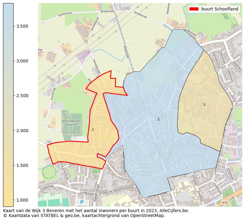 Aantal inwoners op de kaart van de buurt Schoofland: Op deze pagina vind je veel informatie over inwoners (zoals de verdeling naar leeftijdsgroepen, gezinssamenstelling, geslacht, autochtoon of Belgisch met een immigratie achtergrond,...), woningen (aantallen, types, prijs ontwikkeling, gebruik, type eigendom,...) en méér (autobezit, energieverbruik,...)  op basis van open data van STATBEL en diverse andere bronnen!