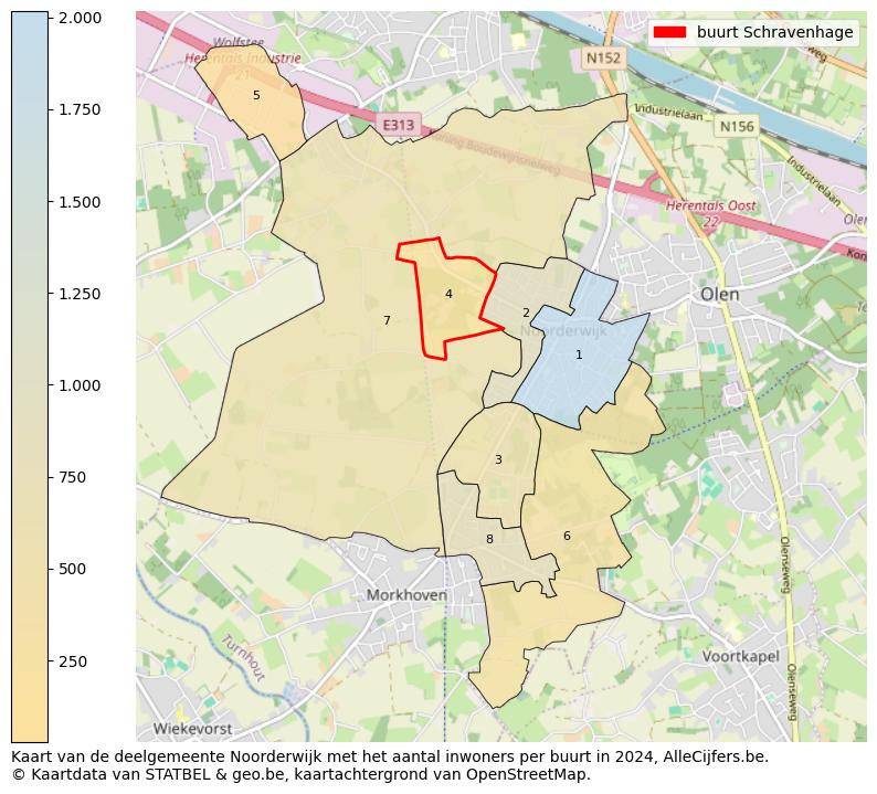 Aantal inwoners op de kaart van de buurt Schravenhage: Op deze pagina vind je veel informatie over inwoners (zoals de verdeling naar leeftijdsgroepen, gezinssamenstelling, geslacht, autochtoon of Belgisch met een immigratie achtergrond,...), woningen (aantallen, types, prijs ontwikkeling, gebruik, type eigendom,...) en méér (autobezit, energieverbruik,...)  op basis van open data van STATBEL en diverse andere bronnen!