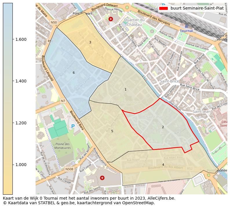 Aantal inwoners op de kaart van de buurt Seminaire-Saint-Piat: Op deze pagina vind je veel informatie over inwoners (zoals de verdeling naar leeftijdsgroepen, gezinssamenstelling, geslacht, autochtoon of Belgisch met een immigratie achtergrond,...), woningen (aantallen, types, prijs ontwikkeling, gebruik, type eigendom,...) en méér (autobezit, energieverbruik,...)  op basis van open data van STATBEL en diverse andere bronnen!